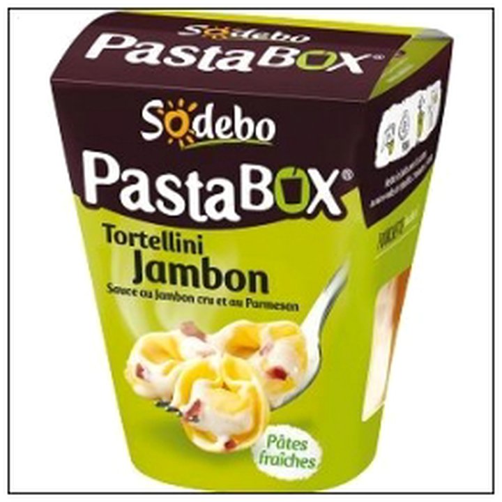 CAT-06498 BOX TORTELLINI JAMBON CRU SCE PARMESAN 280G SODEBO - Image 1