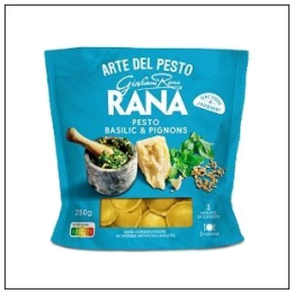 RAVIOLI AU PESTO BASILIC PIGNONS 250G RANA