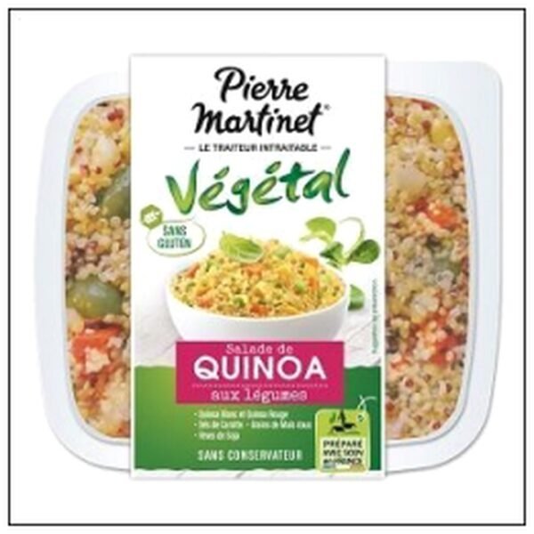 SALADE DE QUINOA LEGUMES SANS GLUTEN 250 MARTINET