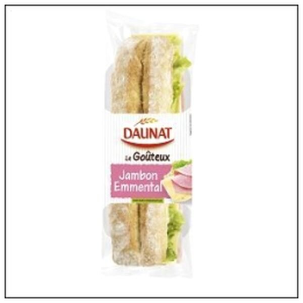 SANDWICH BAGUETTE GOUTEUX JAMB/EMM 220G DAUNAT