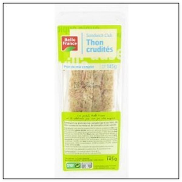 SANDWICH CLUB THON TOMATE 145G BELLE FRANCE