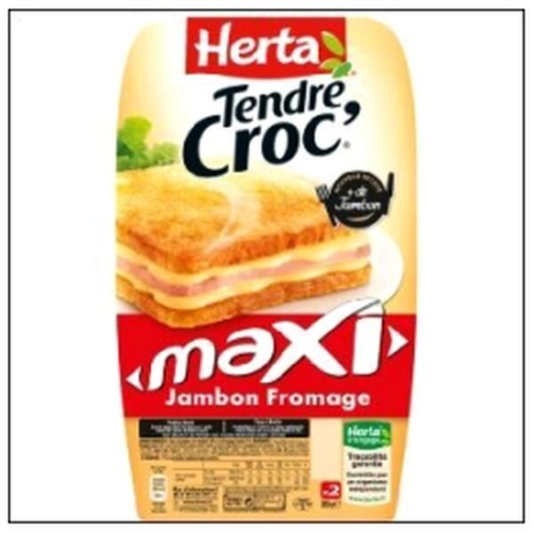 TENDRE CROC'MAXI FROM JB 2X155G C.S.NITRITE HERTA