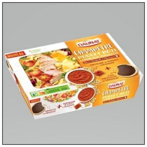 PLATEAU CHAMPETRE POULET EMMENT PATES 320 DAUNAT