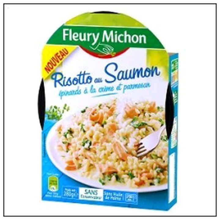 CAT-06587 RISOTTO AU SAUMON EPINARD 280G FLEURY MICHON - Image 1