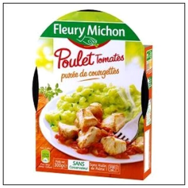 POULET TOMATES ET PUREE COURGETTES 300G F.MICHON