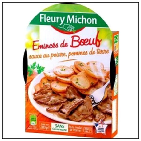 EMINCE BOEUF SAUCE POIVRE POMME DE TERRE 280G F.M