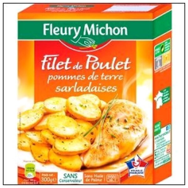 POULET POMME SARLADAISE 300G FLEURY MICHON