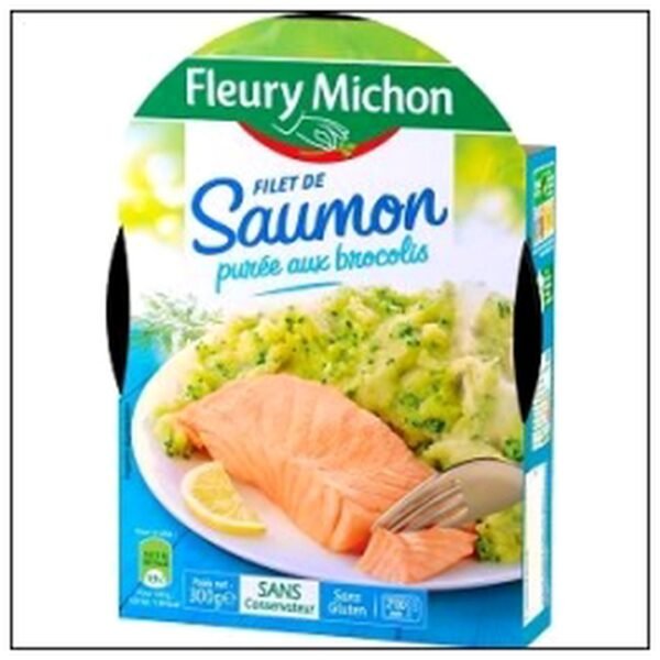 FILET SAUMON PUREE BROCO- LIS 300G FLEURY MICHON