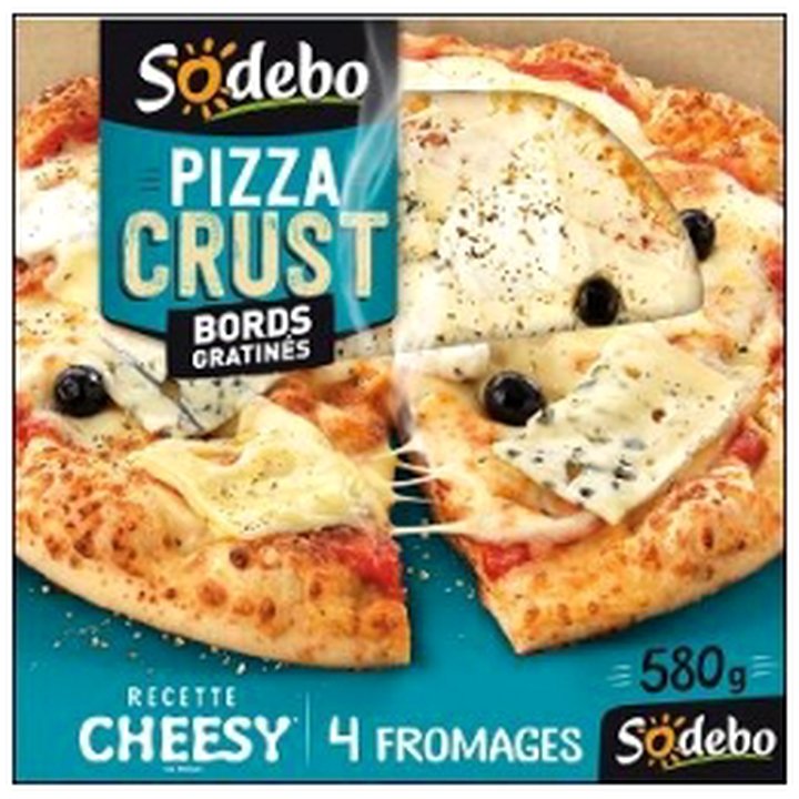 CAT-06601 PIZZA CRUST CHEESY 4 FRO- MAGES 580G SODEBO - Image 1