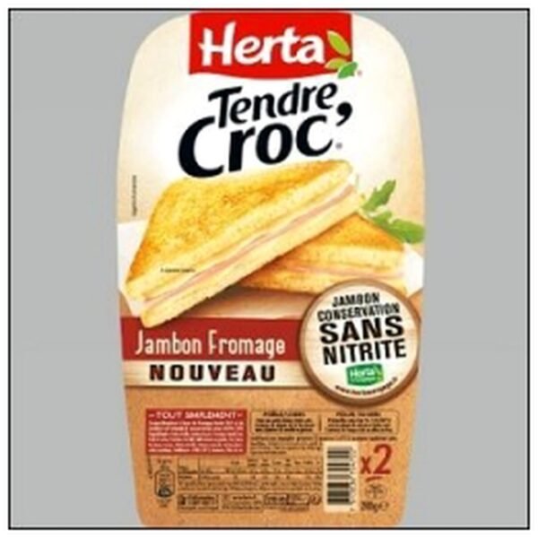 TENDRE CROC JAMB/FROM CON S.SANS NIT.2X100G HERTA