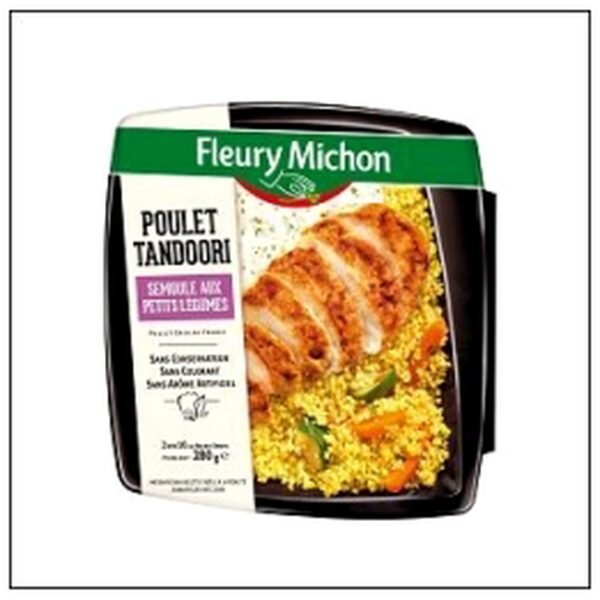 POULET TANDOORI SEMOULE PETIT LEGUMES 280G F.M