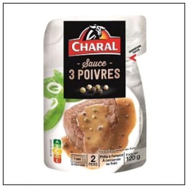 SAUCE 3 POIVRES 120G CHAR AL