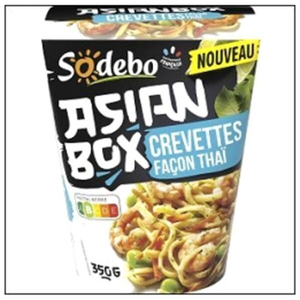 BOX ASIAN CREVETTES 350G SODEBO