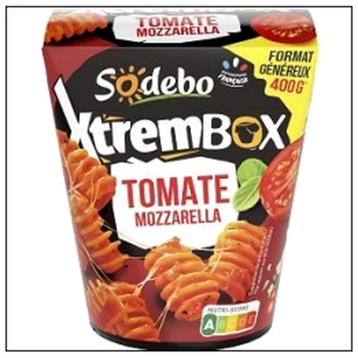 CAT-06658 XTREM BOX RADIATORI TOMAT E MOZZARELLA 400G SODEBO - Image 1