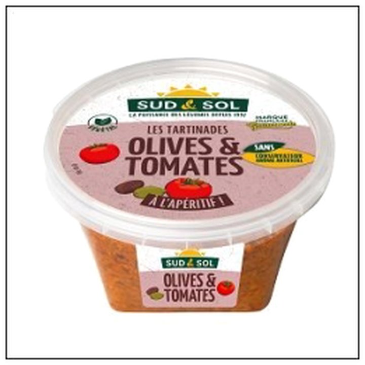 CAT-06663 TARTINADE OLIVES ET TOMA TES 150G SUD & SOL - Image 1