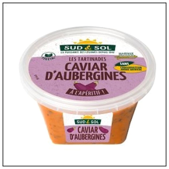CAT-06669 TARTINADE CAVIAR D'AUBERG INE 150G SUD&SOL - Image 1