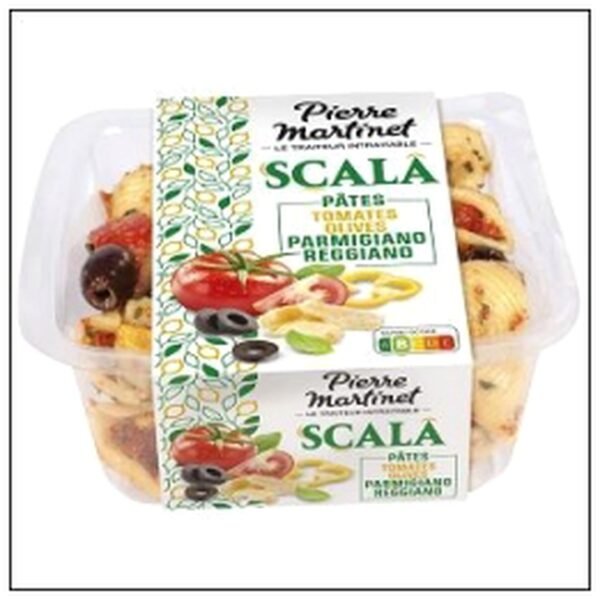 SALADE SCALA PÂTES TOMATE OLIVES 250G MARTINET