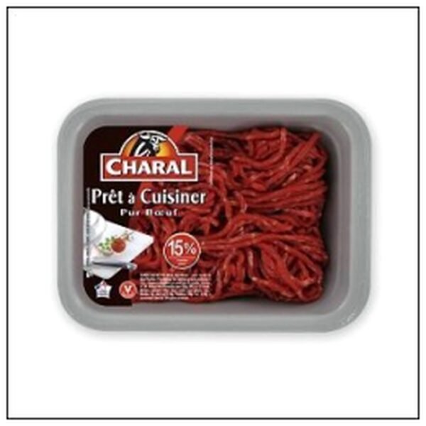 BQ.350G HACHE TRADITION PUR BOEUF 15%MG CHARAL