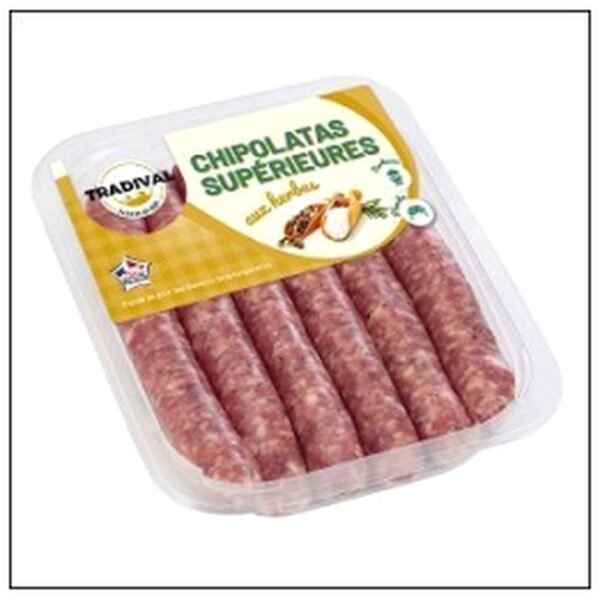 CHIPOLATAS AUX HERBES 6 X 55G TRADIVAL