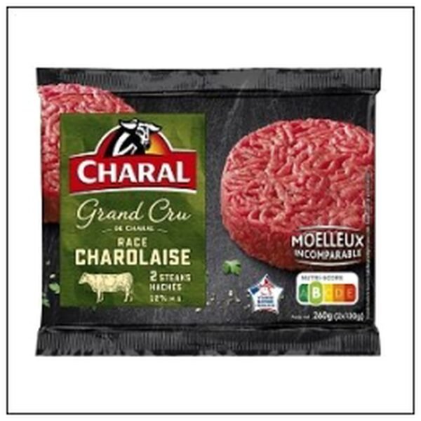 HEBDOPACK STEAK HACHE 12% CHAROLAIS 130 G X 2