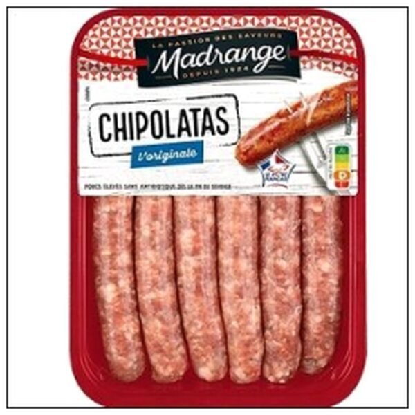 CHIPOLATAS X 6 330G MADRA NGE