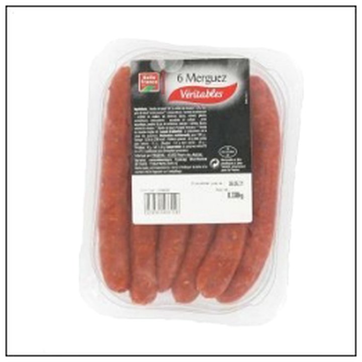 CAT-06735 BQ 6 MERGUEZ 330G BELLE FRANCE - Image 1