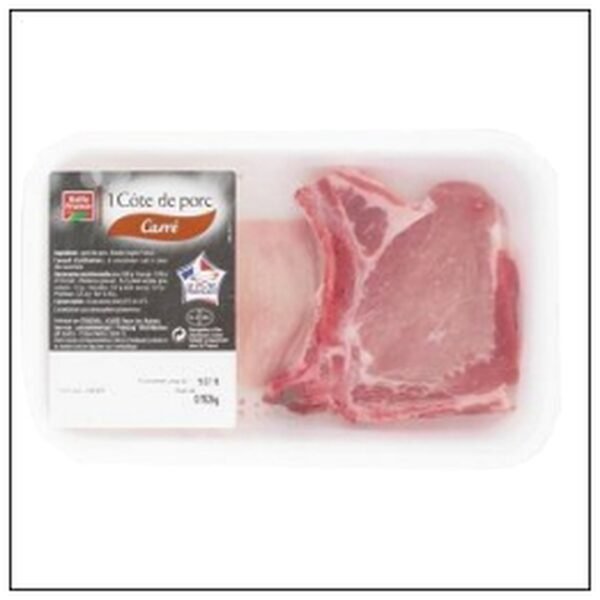 COTE DE PORC CARRE X 1 BELLE FRANCE COLIS X6