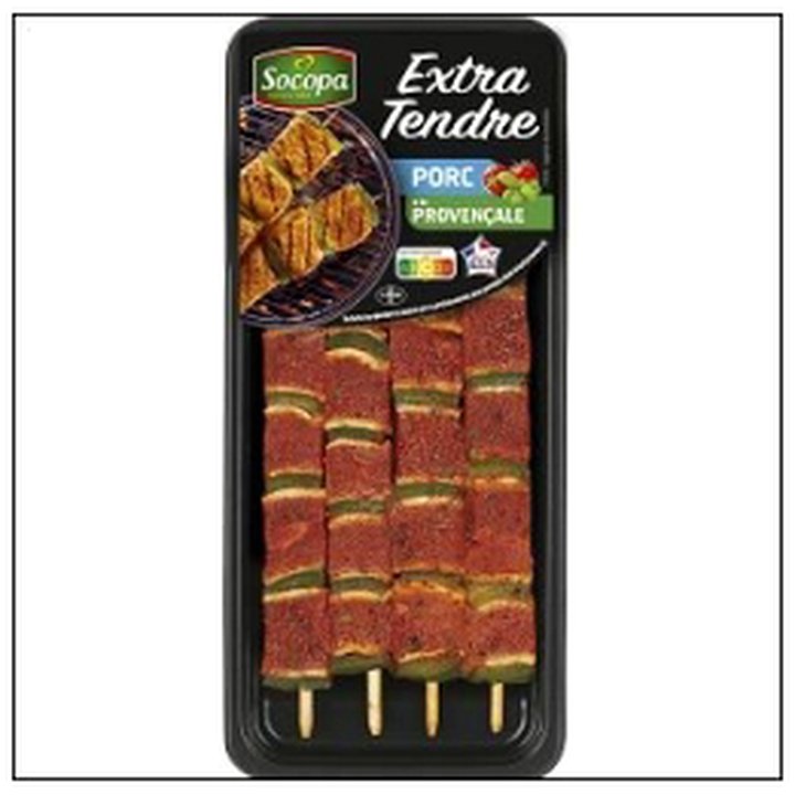 CAT-06764 BROCHETTE PORC EXT- TEND PROVENCAL X4 340G SOCOPA - Image 1