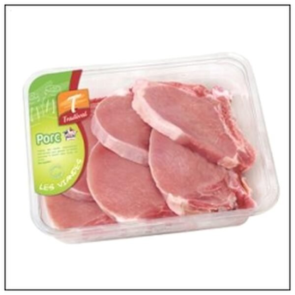 COTES PORC PREMIERE 700 G POIDS FIXE TRADIVAL