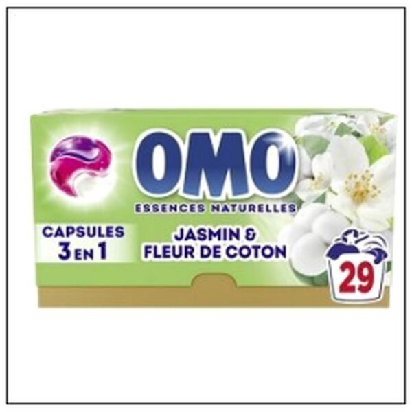 OMO 29 LAV. 3EN1 JASMIN FLEUR DE COTON 502G