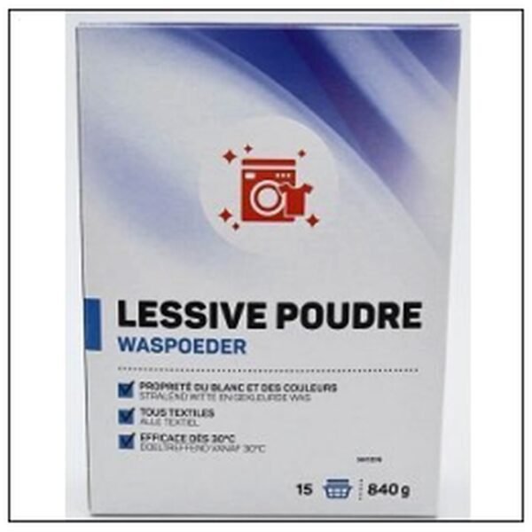 PAQUET LESSIVE POUDRE 15 DOSES 840G