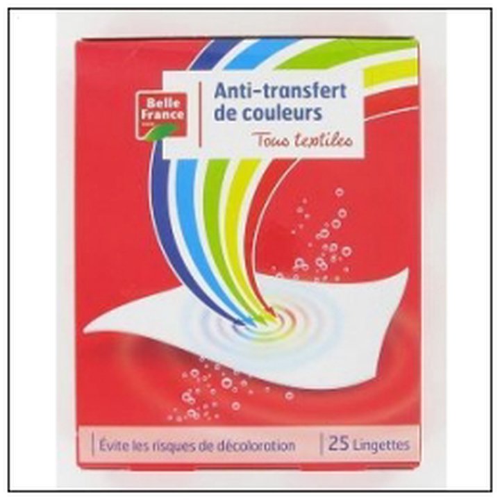 CAT-06905 E.25 LINGETTES ANTI TRANS -FERT COULEURS B.FRANCE - Image 1