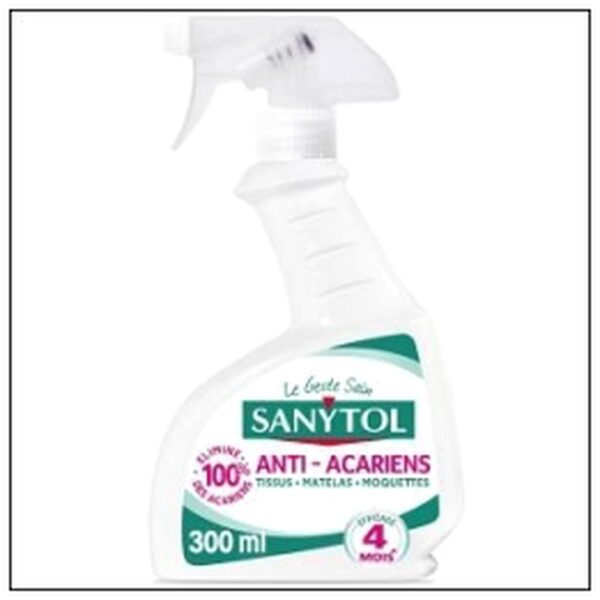 PISTOLET ANTI-ACARIENS ET PUNAISE LIT 300ML SANYTOL