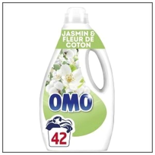 OMO 1L764 JASMIN ET COTON 42 DOSES OMO