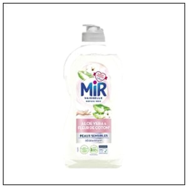 MIR VAISSELLE ALOE VERA ET FLEUR COTON 450ML