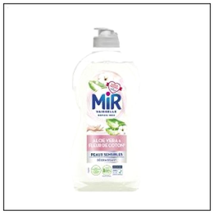 CAT-07014 MIR VAISSELLE ALOE VERA ET FLEUR COTON 450ML - Image 1