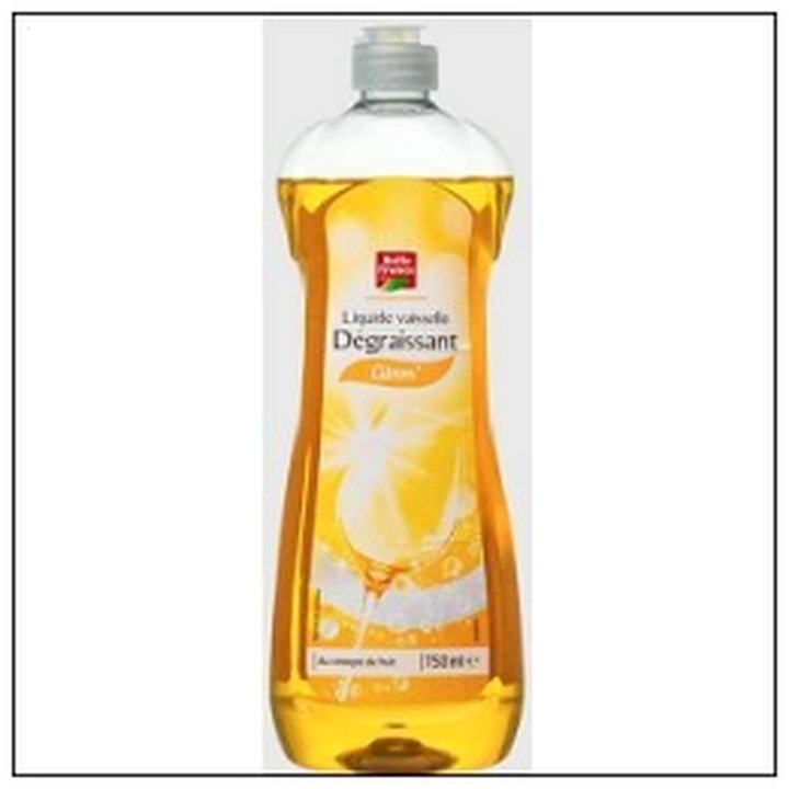 CAT-07024 LIQU.VAISSELLE FRAICHEUR CITRON 750ML BELLE FRANCE - Image 1