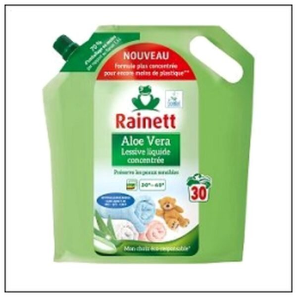 LESSIVE LIQUIDE ECOLABEL ALOE VERA 1L6 RAINETT