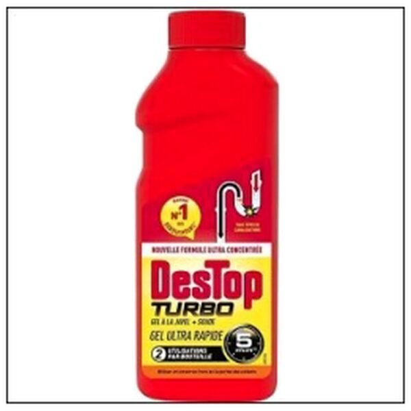 DESTOP DEBOUCHEUR LIQUIDE 500ML 2 DOSES