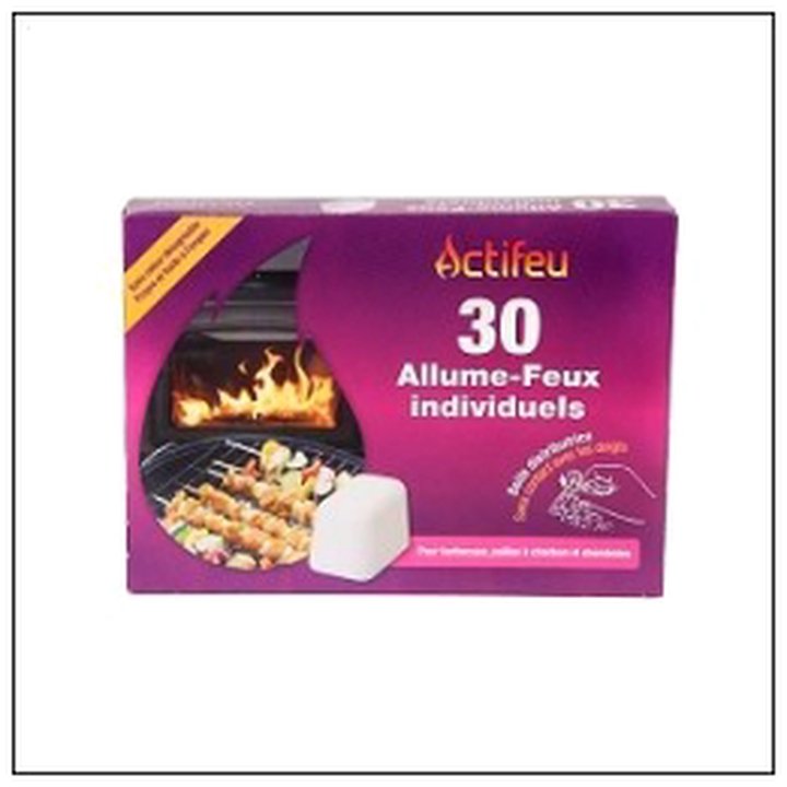 CAT-07124 30 CUBES ALLUME FEU SANS ODEUR ACTIFEU - Image 1