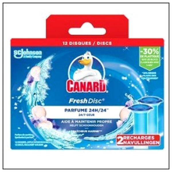 CANARD FRESHDISC RECHARGE 12 DISQUES MARINE 2X36ML