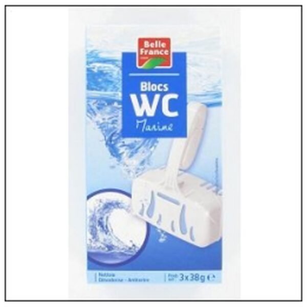 ETUI 3 BLOCS CUVETTE WC MARINE 38G BELLE FRANCE