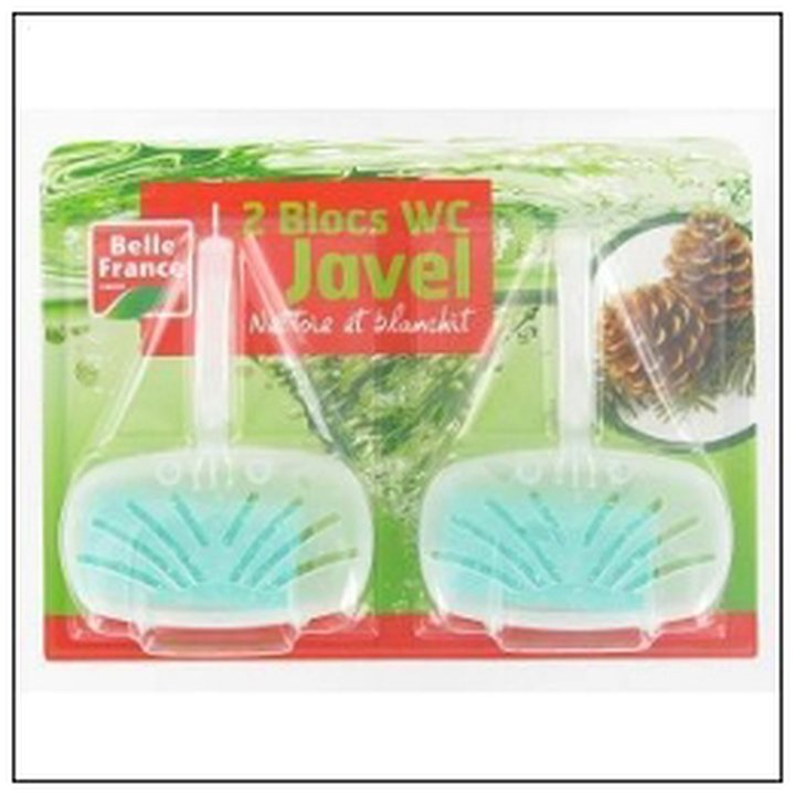 CAT-07140 ETUI 2 BLOCS CUVETTE WC AVEC JAVEL BELLE FRANCE - Image 1