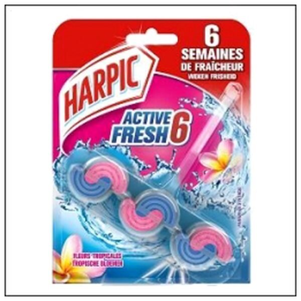 BLOCS ACTIVE FRESH FLEURS TROPICALES HARPIC