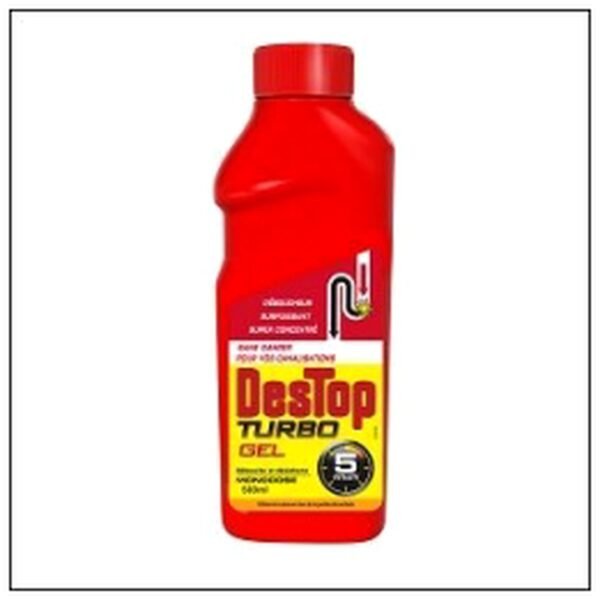 DESTOP TURBO LIQUIDE 5MN GEL JAVEL 500ML