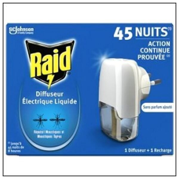 DIFFUSEUR ELECTRIQUE 45 NUITS 3EN1 RAID