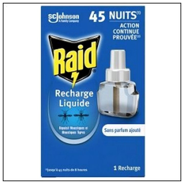 CAT-07190 RECHARGE DIFFUSEUR LIQUID 45 NUIT 2 EN 1 RAID - Image 1