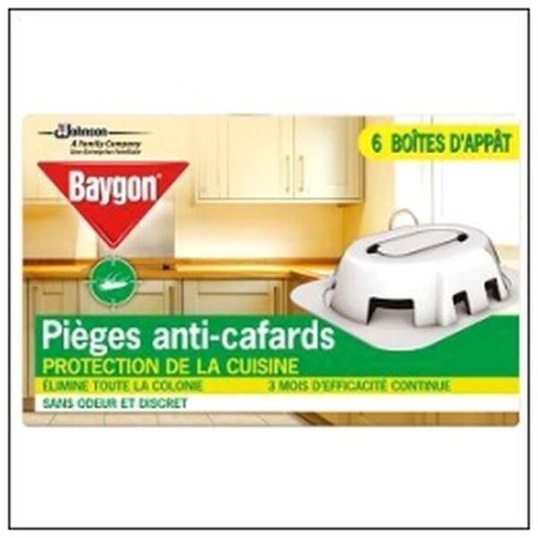 ET.6 PIEGES ANTI-CAFARDS BAYGON