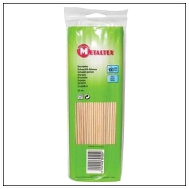 CAT-07206 L.100 BROCHETTES BOIS 25 CM REF 57012557080 - Image 1