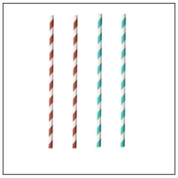 L.20 PAILLES PAPIER DROIT ES 20CM